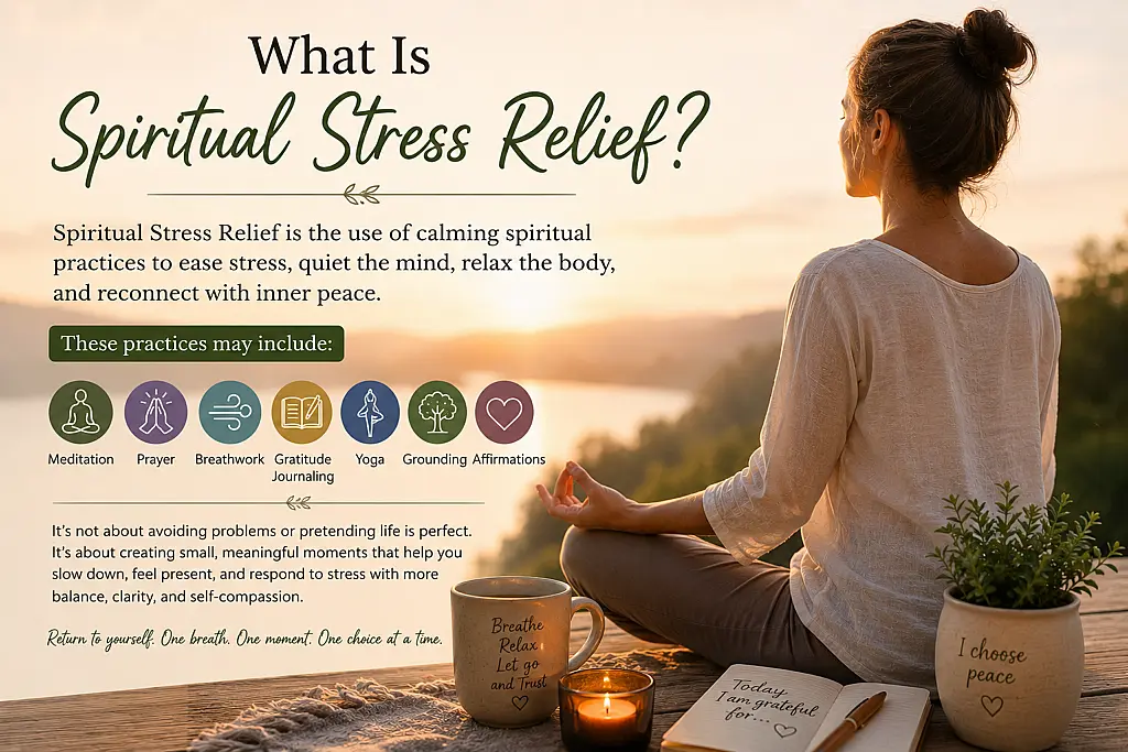 Spiritual Stress Relief | 9 Daily Practices to Feel Calmer Every Day Spiritual Stress Relief 9 Daily Practices to Feel Calmer Every Day