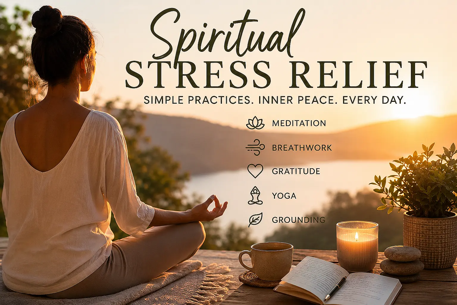 Journals and Resources Spiritual Stress Relief 9 Daily Practices to Feel Calmer Every Day