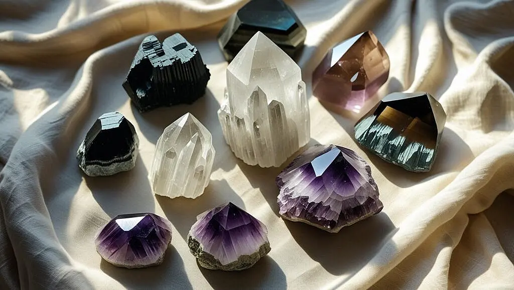 Spiritual Protection for Empaths: A Practical Guide Protective crystals used by empaths for spiritual shielding