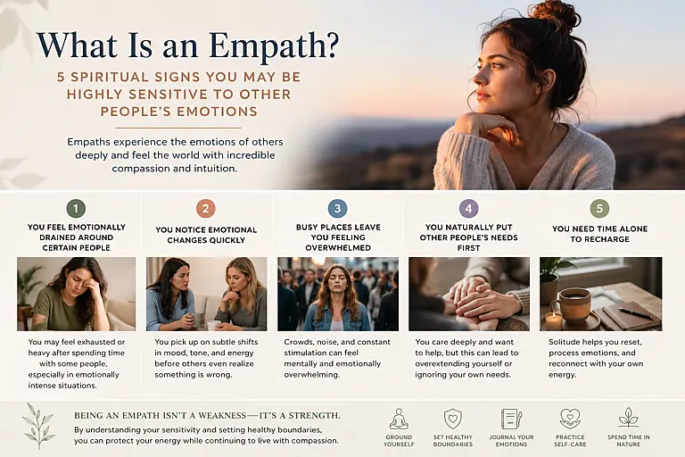 Protect Your Energy & Heal Spiritually | Feel Better Within What Is an Empath? 5 Signs You May Be Highly Sensitive
