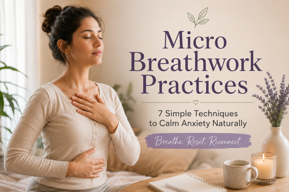 Micro Breathwork Practices: 7 Simple Techniques for Anxiety 7 Simple Micro Breathwork Practices to Calm Anxiety