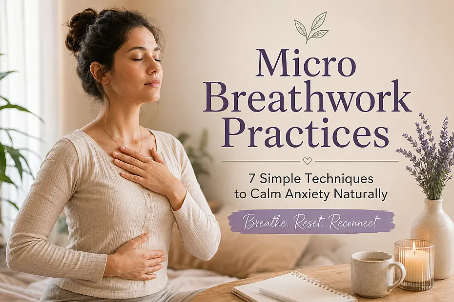 Micro Breathwork Practices: 7 Simple Techniques 7 Simple Micro Breathwork Practices to Calm Anxiety