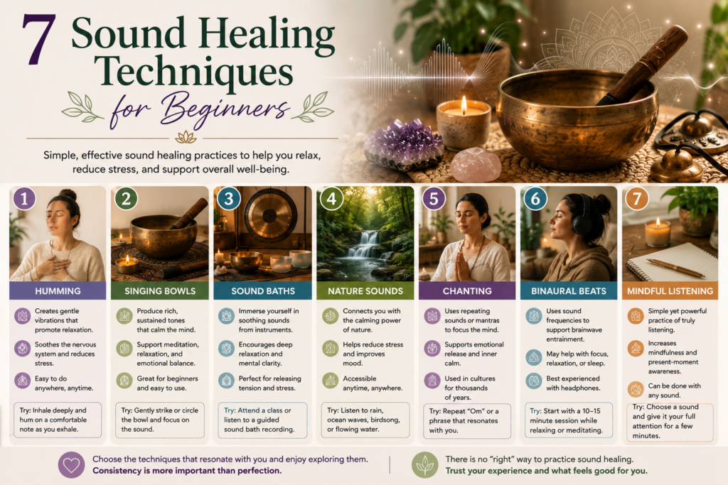 Sound Healing Techniques for Beginners How Sound Supports Relaxation and Well-Being