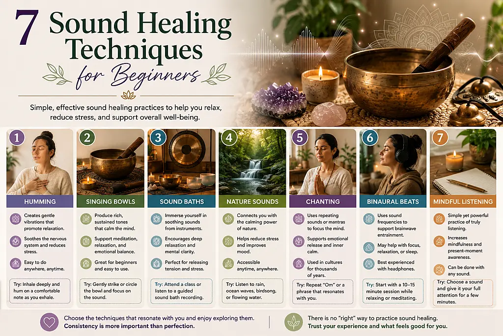 Sound Healing Techniques for Beginners Sound Healing Techniques for Beginners How Sound Supports Relaxation and Well-Being