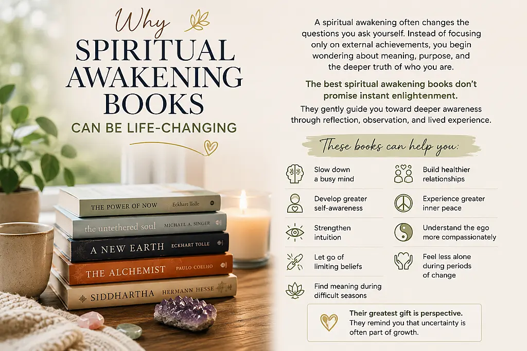 Spiritual Awakening Books: 5 Powerful Reads Why Spiritual Awakening Books Can Be Life-Changing