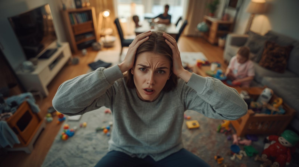 Sensory overload from noise and mess for empath parents
