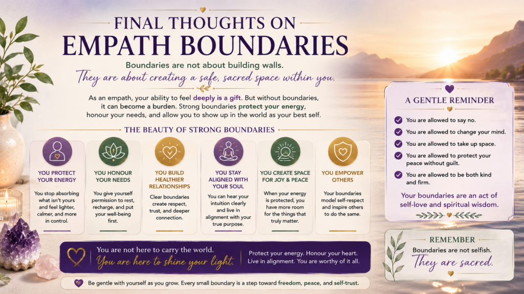 Empath boundaries and self-care wisdom

