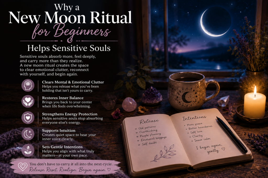New Moon Ritual for Beginners: A Simple Reset for Sensitive Souls New moon ritual for sensitive souls