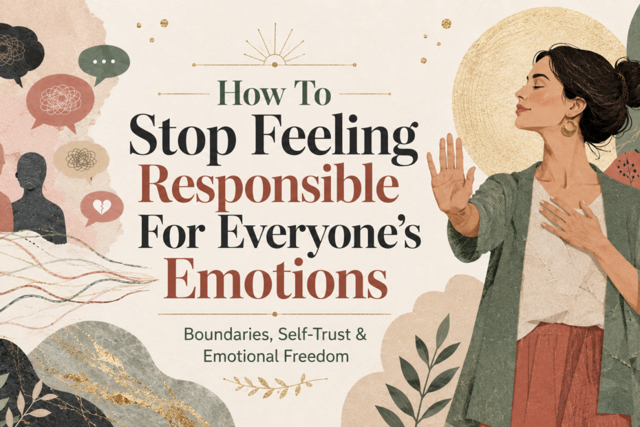 How To Stop Feeling Responsible For Everyone’s Emotions