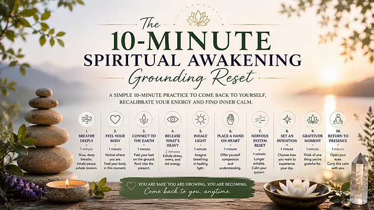 Five-Minute Reset Tool The 10-Minute Spiritual Awakening Grounding Reset
