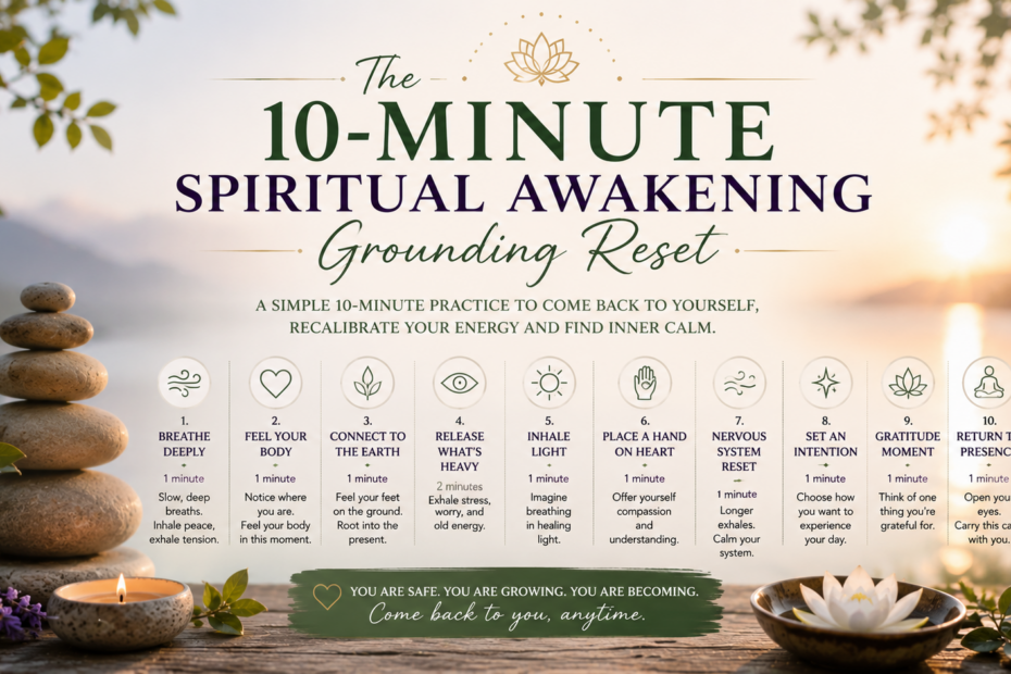 The 10-Minute Spiritual Awakening Grounding Reset The 10-Minute Spiritual Awakening Grounding Reset