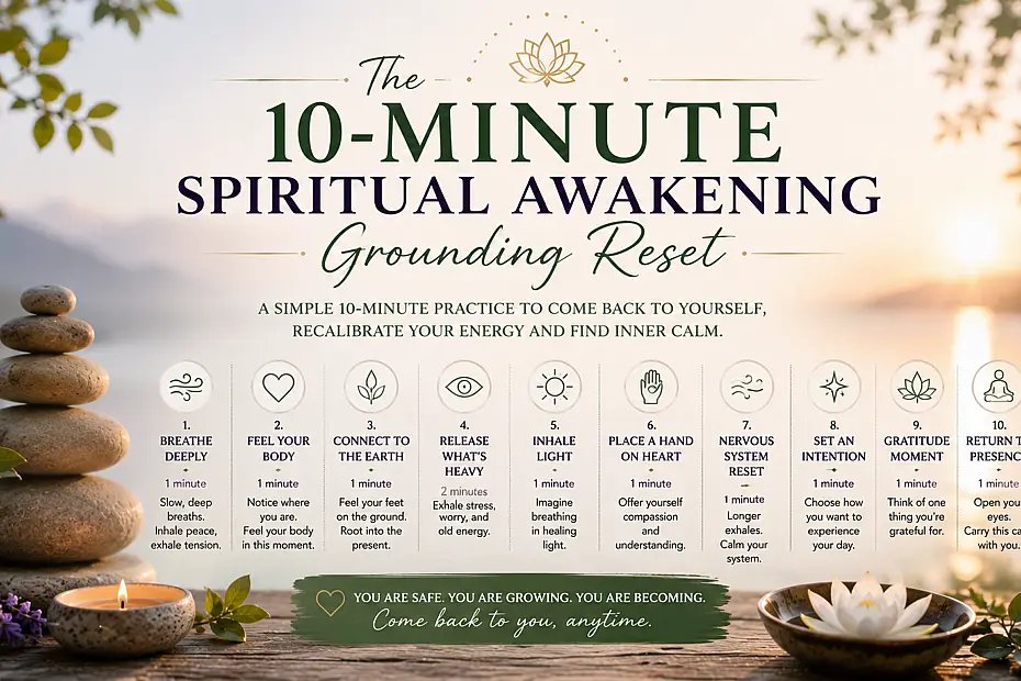 The 10-Minute Spiritual Awakening Grounding Reset The 10-Minute Spiritual Awakening Grounding Reset