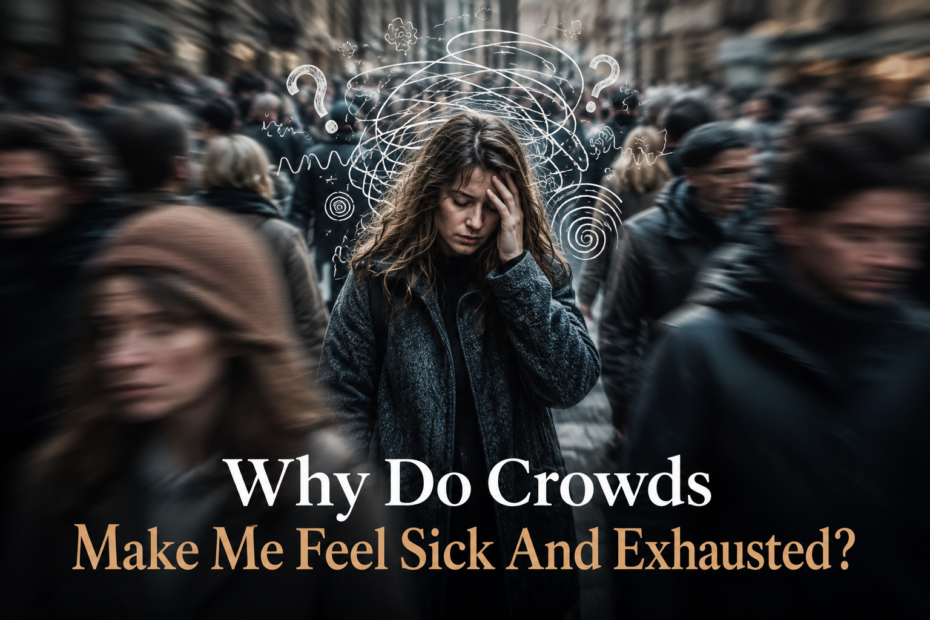 Why Do Crowds Make Me Feel Sick And Exhausted?