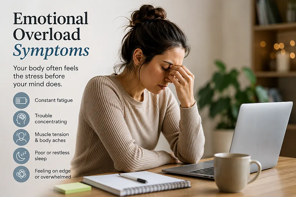 12 Emotional Overload Symptoms Your Body Feels First emotional overload symptoms