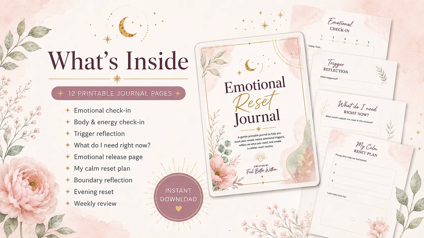 Free Emotional Reset Journal