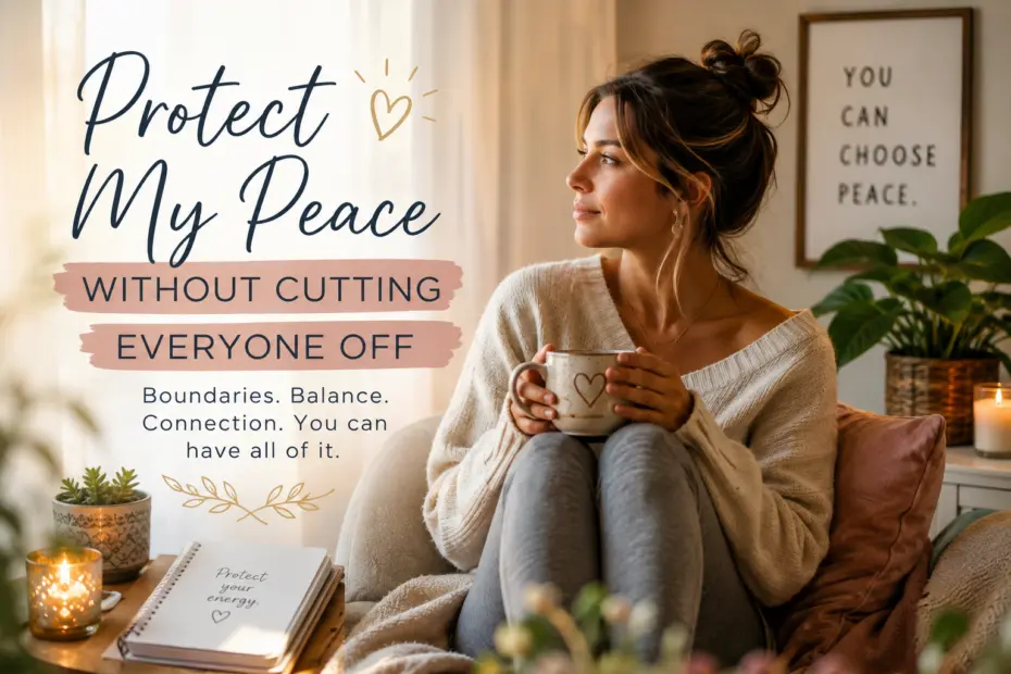 How Do I Protect My Peace Without Cutting Everyone Off? How Do I Protect My Peace Without Cutting Everyone Off?