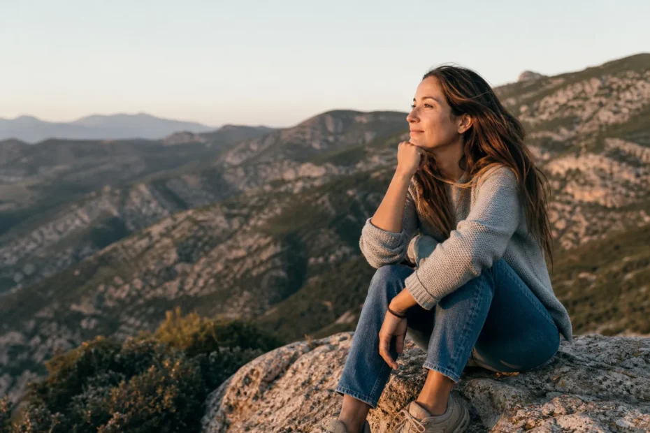 Why This Can Feel Spiritually Significant: Understanding Higher Self Connection Signs Person reflecting on higher self connection signs in a quiet everyday setting.
