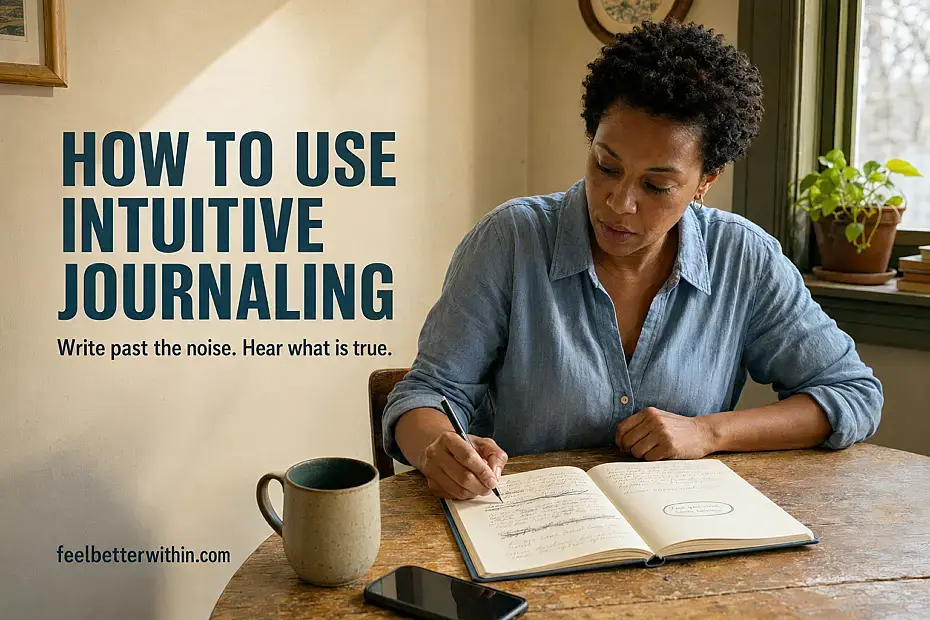 How to Use Intuitive Journaling to Hear Your Inner Voice How to Use Intuitive Journaling